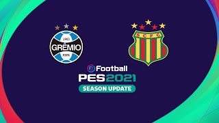 Nomes corretos Grêmio e Sampaio Corrêa PES 2021 Season Update [upl. by Dorren615]