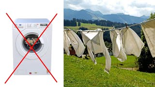 WASCHMANSCHINE KAPUTT KEIN PROBLEM  How to Handwash Clothes [upl. by Broadbent]