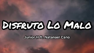 Junior H amp Natanael Cano  Disfruto Lo Malo LetrasLyrics [upl. by Namrak75]