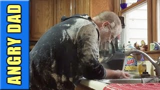 ANGRY SINK PRANK 6 FLOUR EDITION [upl. by Tuppeny641]