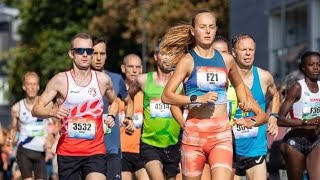 Singelloop Breda NK halve marathon 2023 racevlog35 [upl. by Emiatej]