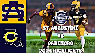 ST Augustine vs Carencro 2024  Louisiana High School Football LHSAA Div 15A [upl. by Jd]