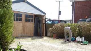 Hand Crafted Wooden Garage doors [upl. by Kev]