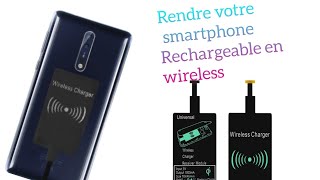 Comment rendre votre télephone rechargeable sans fil  Récepteur QI [upl. by Germaun]