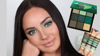 Huda Beauty Emerald Obsessions Palette Tutorial \\ Chloe Morello [upl. by Uria926]