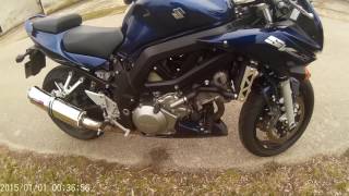 Dominator Oval Exhaust Suzuki SV 1000 [upl. by Nyrhtakyram]