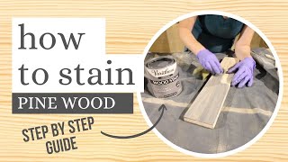 How to stain pine wood [upl. by Marji]