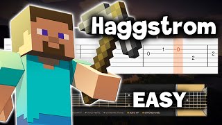 Minecraft  Haggstrom C418  EASY Guitar tutorial TAB amp CHORDS [upl. by Doroteya]