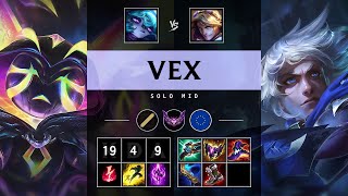 Vex Mid vs Ezreal Quadra Kill Dominating  EUW Master Patch 1417 [upl. by Bleier477]