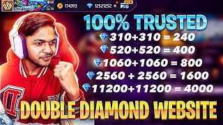 DOUBLE DIAMOND TOP UP  GAMES KHARIDO FREE FIRE  DOUBLE DIAMOND TOP UP WEBSITE IN FREE FIRE [upl. by Egedan48]