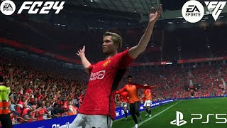 Manchester United vs Juventus Friendly Match EA SPORTS FC 24 PS5 4k UHD 60 fps [upl. by Ainessej503]