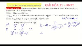 Phosphorus trichloride PCl3 phản ứng với chlorine Cl2 tạo thành phosphoruspentachloride PCl5 [upl. by Niddala287]