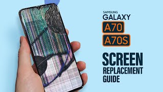 Samsung Galaxy A70 LCD Screen Replacement  A70s  Fast amp Easy [upl. by Hadlee]