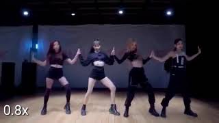 BLACKPINK Kill this Love Dance Practise Mirrored and Slow Mo [upl. by Casanova]