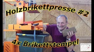 4x Brikettpresse für 11 t Presse Teil 2 [upl. by Namaan253]