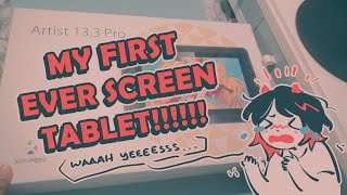 🎨 My First Screen Tablet 💕 XPPen Artist 133 Pro Review  Doodling OCs [upl. by Holden]