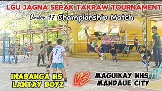 Championship Match IHS Inabanga versus MNHS Mandaue City [upl. by Ennayoj138]