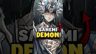 what would happen if Sanemi became a demon demon slayer explained demonslayer anime shorts [upl. by Helms585]