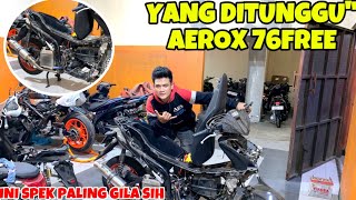 MESIN AEROX 300CC AKHIRNYA MENYALA🔥SUARANYA SANGAR BANGET😱 [upl. by Alael]