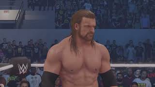 Chris Jericho vs Triple H World Heavyweight Championship [upl. by Ailekahs]