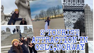 2 TOURIST ATTRACTION IN OSLO NORWAY  Vigeland Park Akershus Fortress  Travel Vlog [upl. by Nelo591]