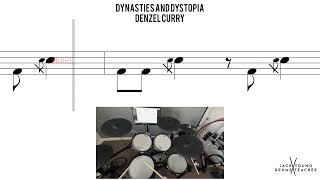 How to Play 🥁 Dynasties and Dystopia Denzel Curry [upl. by Tadeas]