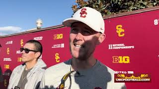 Lincoln Riley explains fully closing practice to media gives injury updates [upl. by Akeme771]