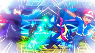 Ash vs Alain Full Battle in Hindi Greninja vs Charizard Part3 Pokemon XYZ [upl. by Tiler]