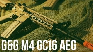 AirSplat OD  GampG M4 GC16 Airsoft AEG Line Ep 135 [upl. by Negem360]