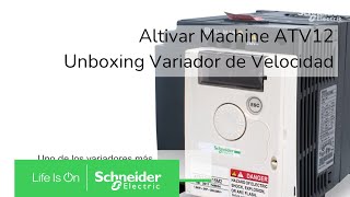 Unboxing variador Altivar 12 ATV12 de Schneider Electric [upl. by Thgiwed]