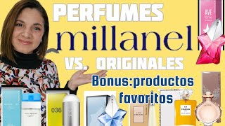 PERFUMES MILLANEL VS ORIGINALES  PRODUCTO favoritos millanel favoritosdelmomento [upl. by Merton234]