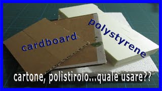 I MATERIALI DI BASE PER MODELLISMO PRESEPI E DIORAMI  CARTONE  POLISTIROLO ESPANSO ED ESTRUSO [upl. by Hollyanne]