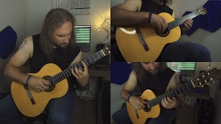 Haken  Initiate  acoustic fingerstyle cover [upl. by Lladnew889]