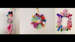 DIY Easy hair accessories organizer best out of waste  How to organize  Head band holder [upl. by Dyrrej724]