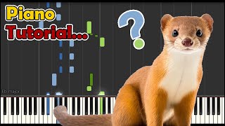 Piano Tutorial Kevin MacLeod  Scheming Weasel [upl. by Kwasi519]