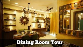 Organised Dining Room Tour  My Apartment in Bangalore  Home Decor ideas [upl. by Given143]