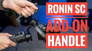 DJI Ronin SC Accessory Handle from Digital Photo Review Underslung Mode [upl. by Ociredef724]