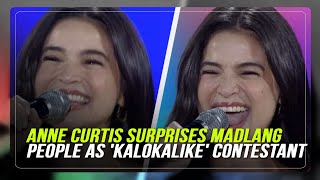 Anne Curtis returns to Its Showtime as Kalokalike contestant  ABSCBN News [upl. by Sager]