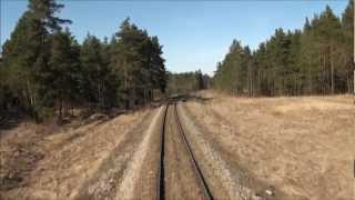 Cabview SU45161 D10011 Hańcza Augustów  Suwałki  Šeštokai Rail Baltica [upl. by Mulvihill]