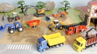 Trecker amp Baustelle  Best of Traktor amp Bagger 2021  Vehicles for Kids  Bauernhof Kinder [upl. by Georgiana]