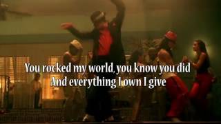 You Rock My World  Michael Jackson Lyrics Official Video [upl. by Lonna]