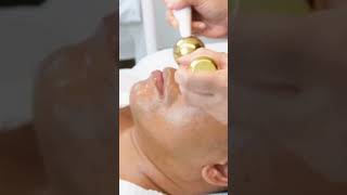 Gold Cryo Facial Massage  Home Spa [upl. by Pincince]