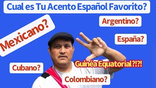 Cual es Tu Acento Español Favorito EL COLOMBIANO EL DE ESPAÑA ARGENTINO CUBANO [upl. by Nelo709]