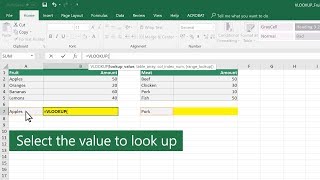 How to use VLOOKUP in Excel [upl. by Nawed]