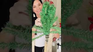 ❤️🎄DIY Dollar Tree Christmas plunger tree🎄❤️ [upl. by Euqinoj257]