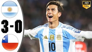 Argentina vs Chile 3  0 Highlights All Goals [upl. by Leima]