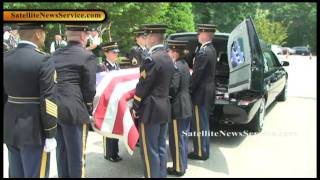 Funeral for Fallen Soldier Army Sgt Matthew Gallagher  Falmouth MA 070711 [upl. by Aisena174]