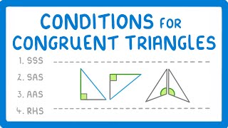 GCSE Maths  Congruent Triangle Rules 103 [upl. by Dearr732]