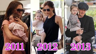 David Beckhams Daughter Harper Beckham 2011 to 2018 [upl. by Liebman]