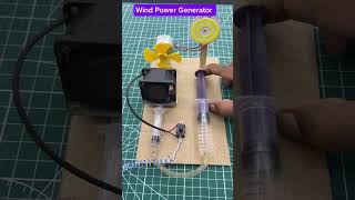 Wind Power Generator Working System • Dc Motor shorts windpower [upl. by Gintz]